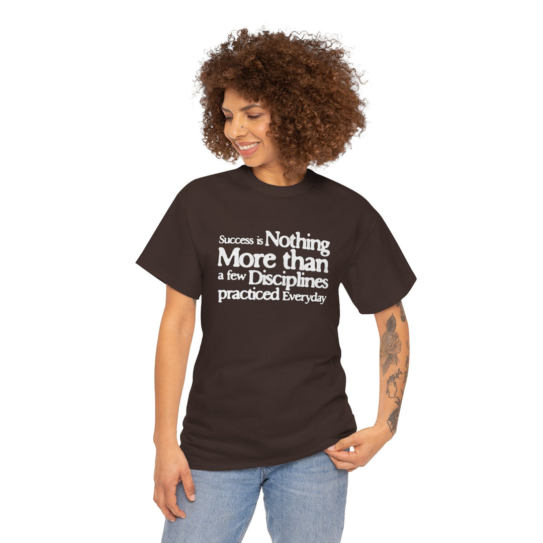"Daily Practice" - Minimalist Inspirational Graphic Tee
