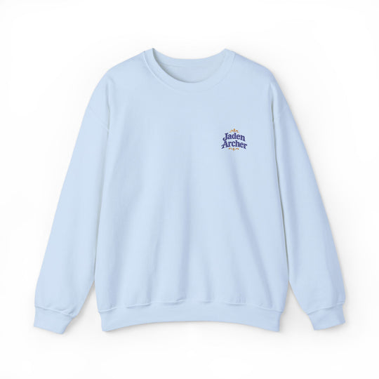 Embroidered Heavy Blend™ Crewneck Sweatshirt (Left chest) — Personalizable (F)
