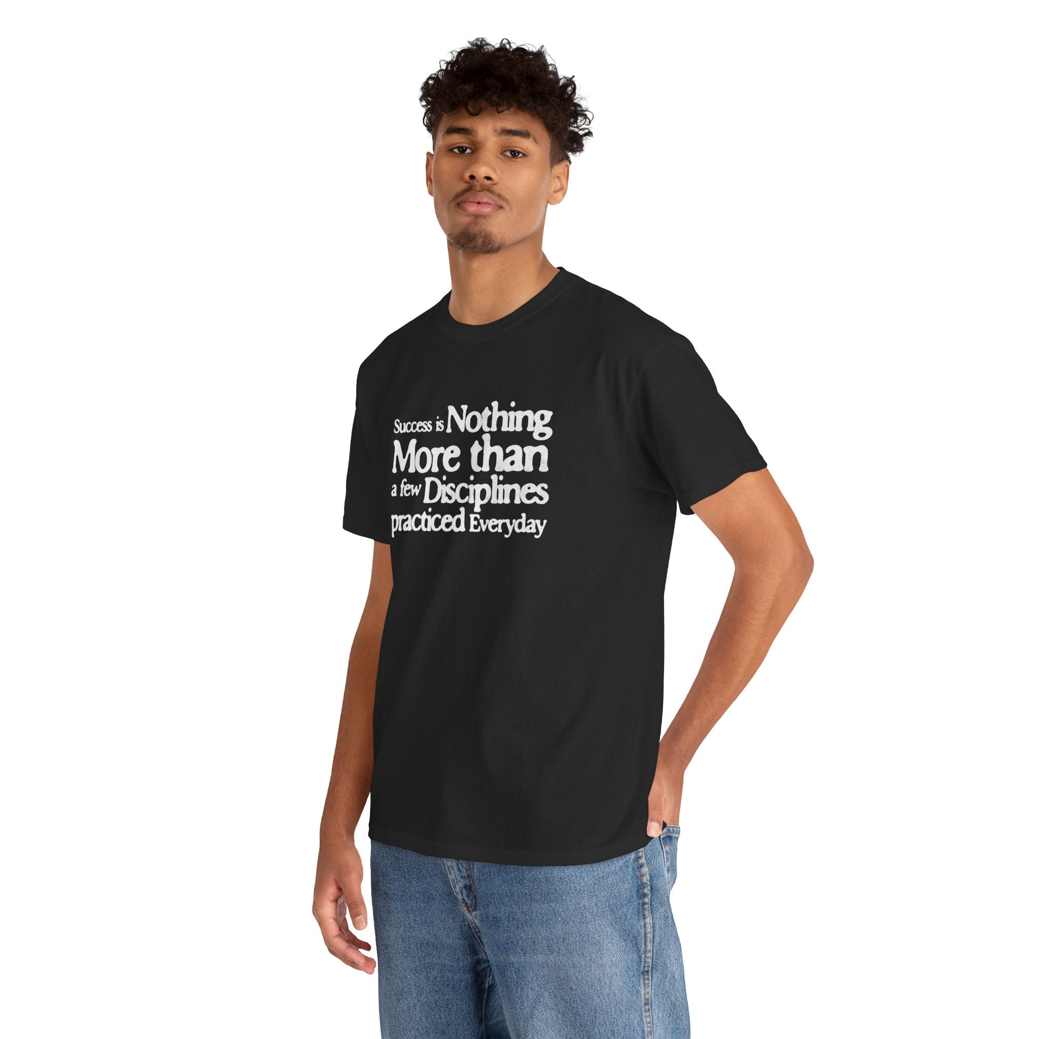 "Daily Practice" - Minimalist Inspirational Graphic Tee