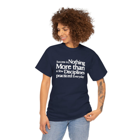 "Daily Practice" - Minimalist Inspirational Graphic Tee