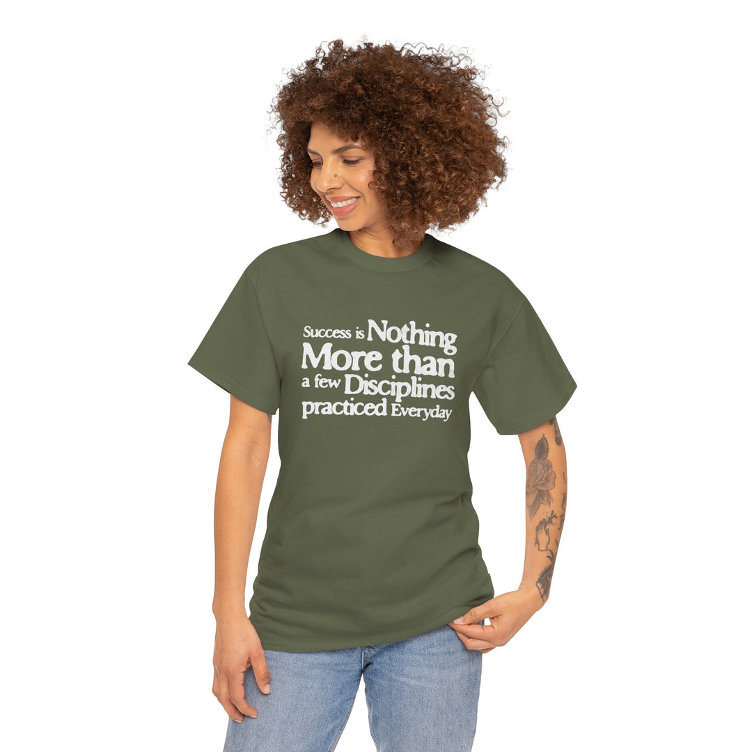 "Daily Practice" - Minimalist Inspirational Graphic Tee