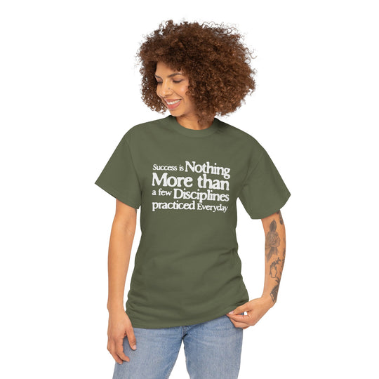 "Daily Practice" - Minimalist Inspirational Graphic Tee
