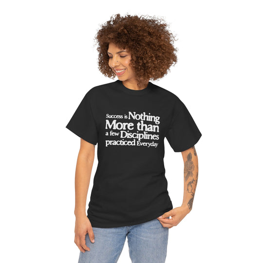 "Daily Practice" - Minimalist Inspirational Graphic Tee