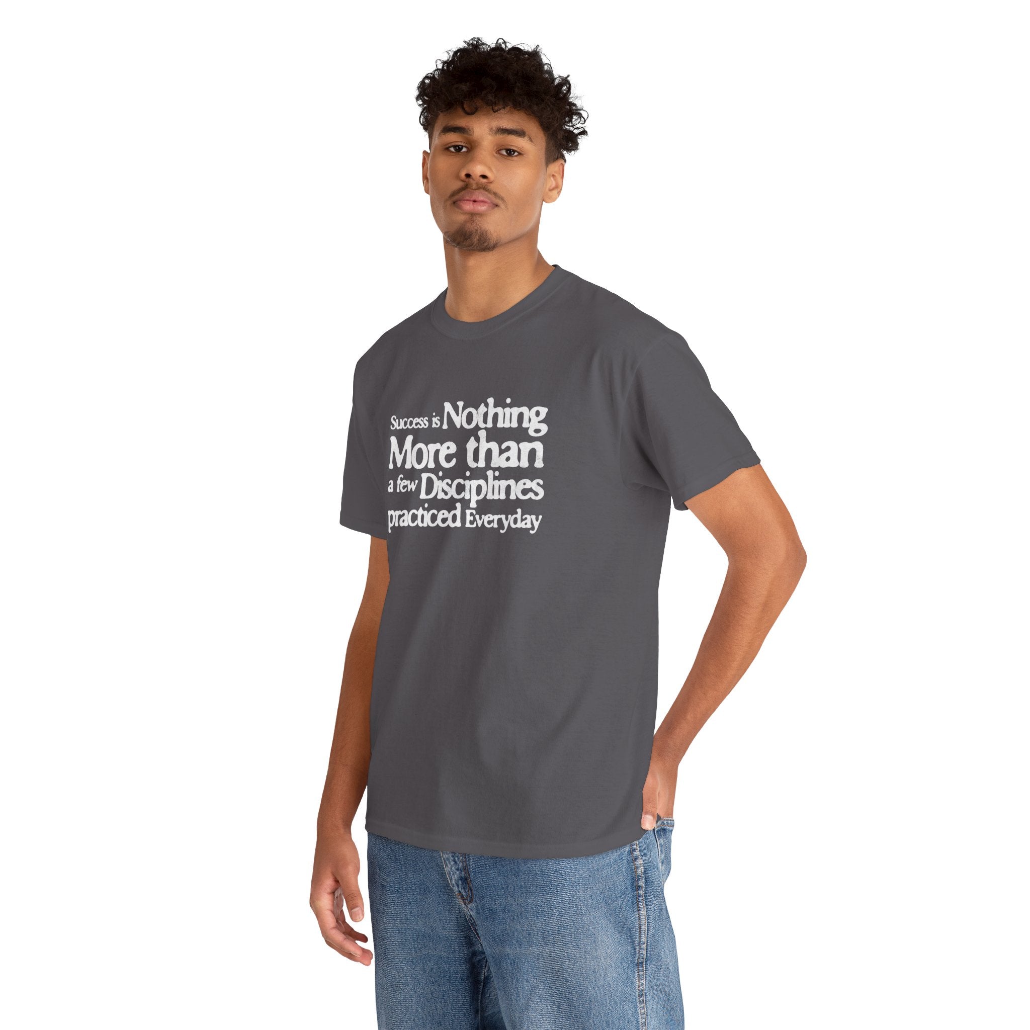 "Daily Practice" - Minimalist Inspirational Graphic Tee