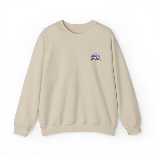 Embroidered Heavy Blend™ Crewneck Sweatshirt (Left chest) — Personalizable (F)